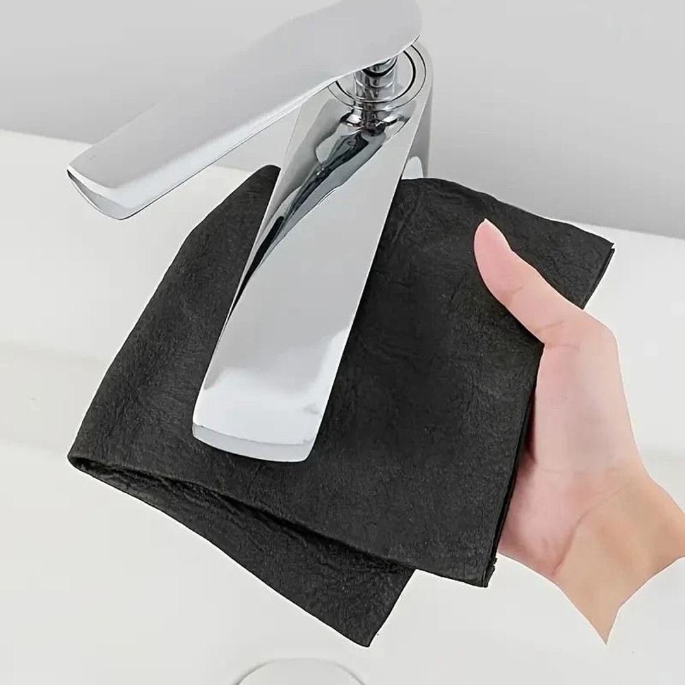 Magic Glass Cleaning Cloth Thickened StreakFree Towel Reusable DualSided Erase 3
