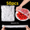 50pcs Reusable PE Elastic Food Covers Stretchable Plastic Lids For Freshness 6