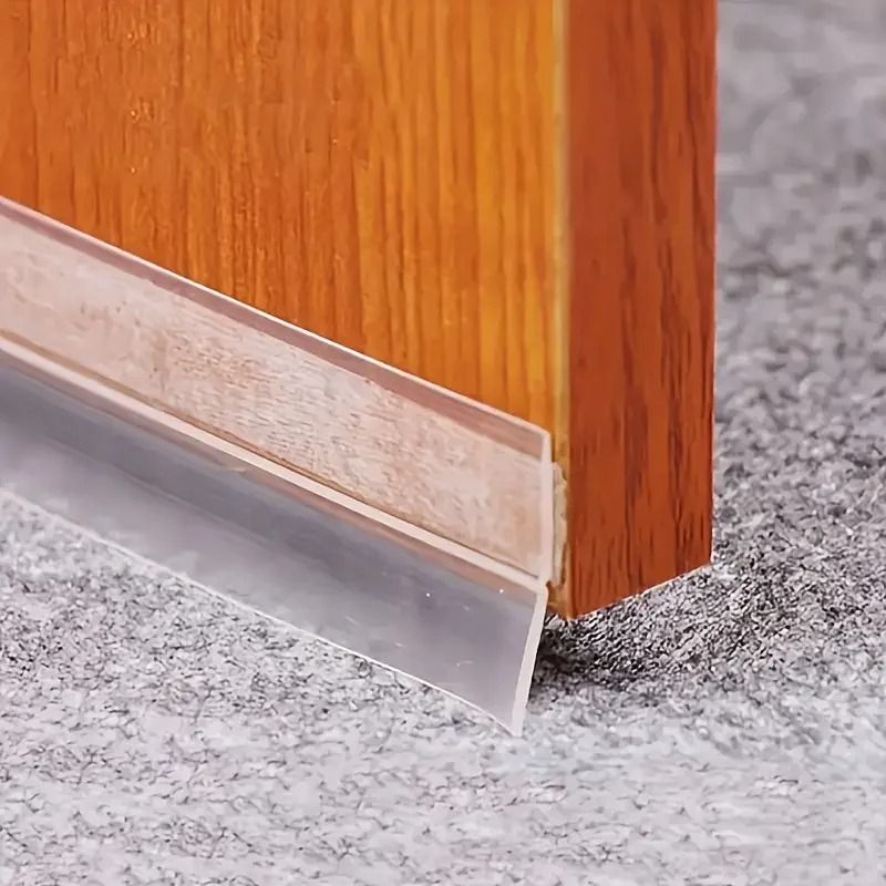 Door Bottom Sealing Strip Silicone SelfAdhesive Weatherstripping 0