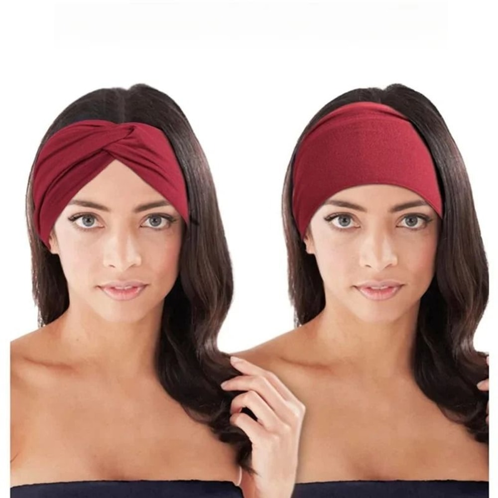 Sports Headband For Ladies Wide Yoga Elastic Hair Band Performance Headwear 3