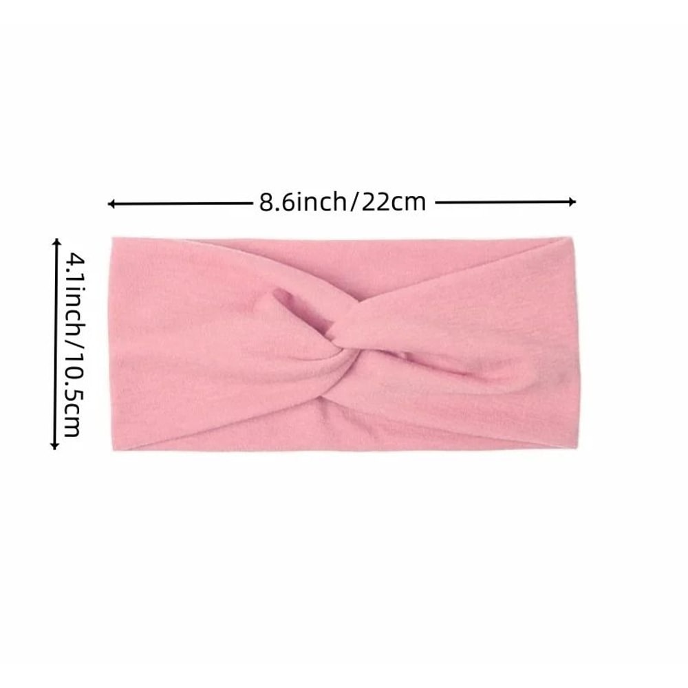 Sports Headband For Ladies Wide Yoga Elastic Hair Band Performance Headwear 5