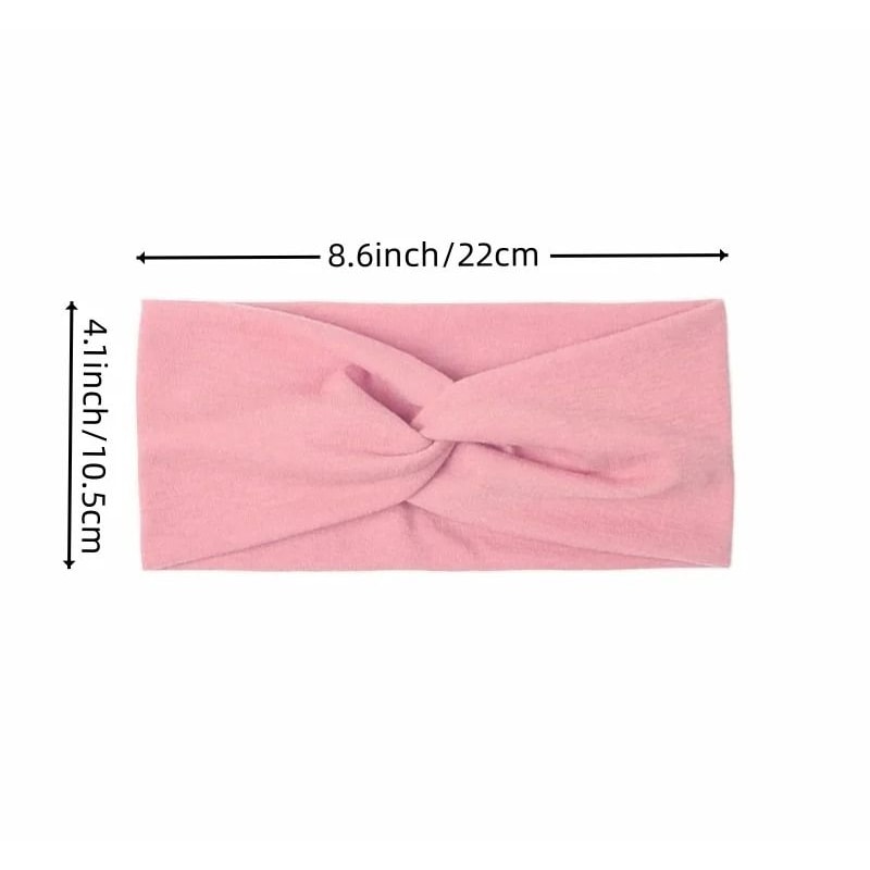 Sports Headband For Ladies Wide Yoga Elastic Hair Band Performance Headwear 5