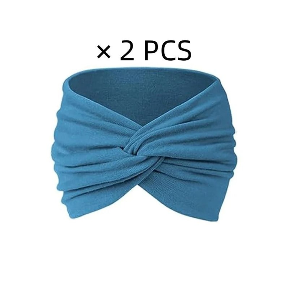 Sports Headband For Ladies Wide Yoga Elastic Hair Band Performance Headwear 8