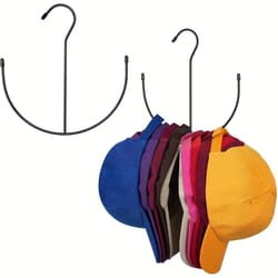 1pc durable stainless steel hat rack – space-saving organizer for 20+ caps