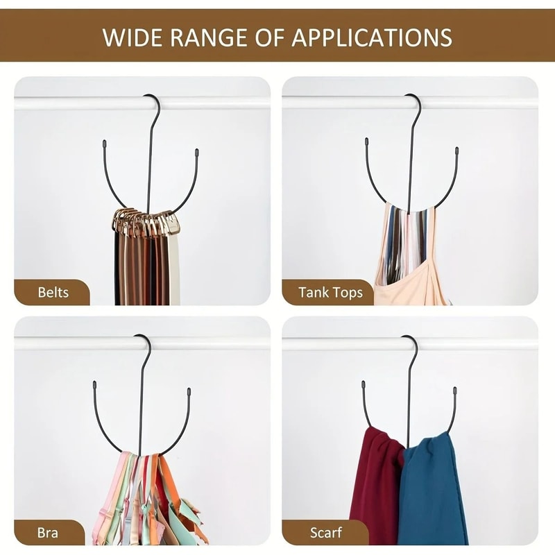 1pc Durable Stainless Steel Hat Rack SpaceSaving Organizer For 20 Caps 4