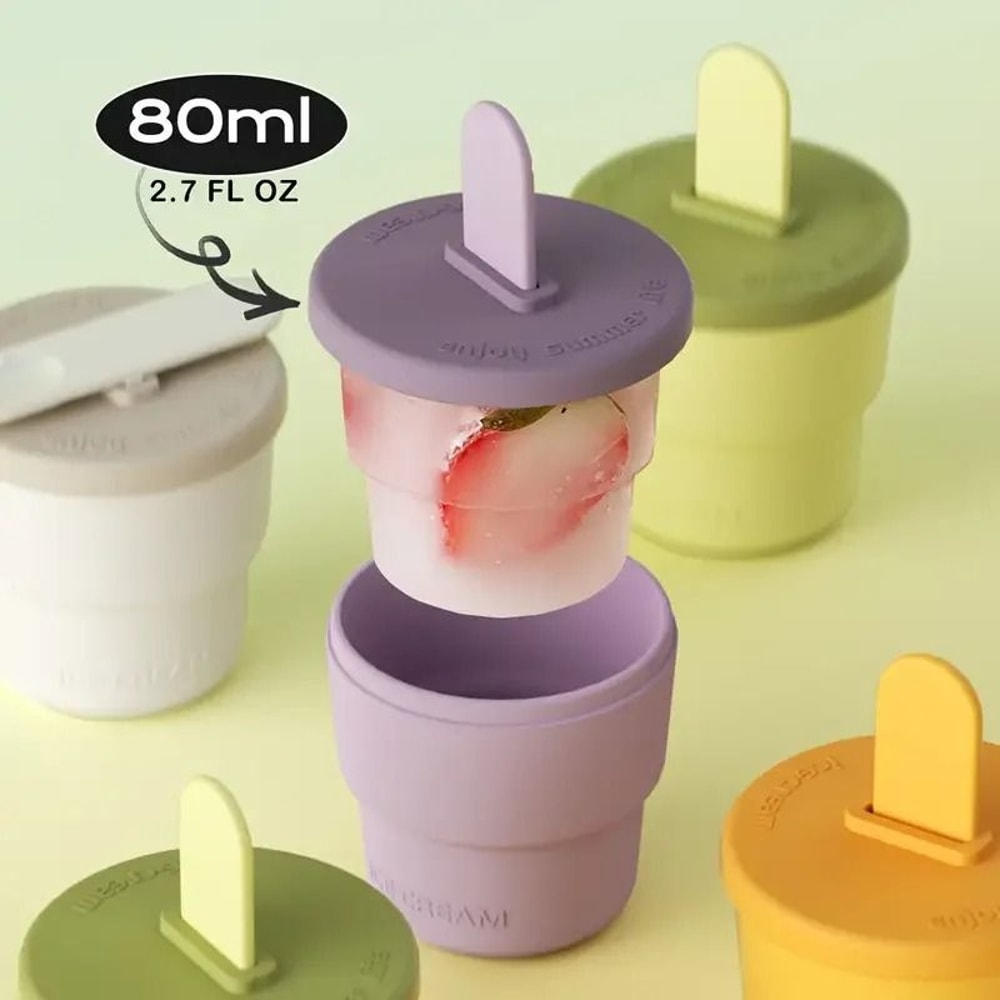 Silicone Ice Cream Cups BPAFree Freezer Oven Safe 1