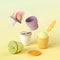Silicone Ice Cream Cups BPAFree Freezer Oven Safe 5