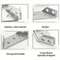 HeavyDuty Stainless Steel Corner Brackets 90 Angle Support For Furniture 4