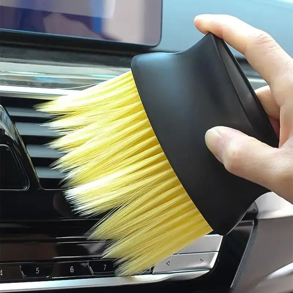 MultiFaceted Dust Brush Flexible Bristles Ergonomic Handle For Detailed Cleaning 2