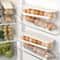 AutoRotating Clear Egg Holder 2Layer SpaceSaving Fridge Organizer 1