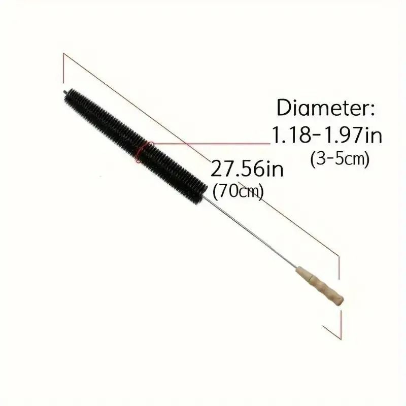 2Pack 3in1 Dryer Vent Cleaner Kit HeavyDuty Lint Crevice Brush Set 2