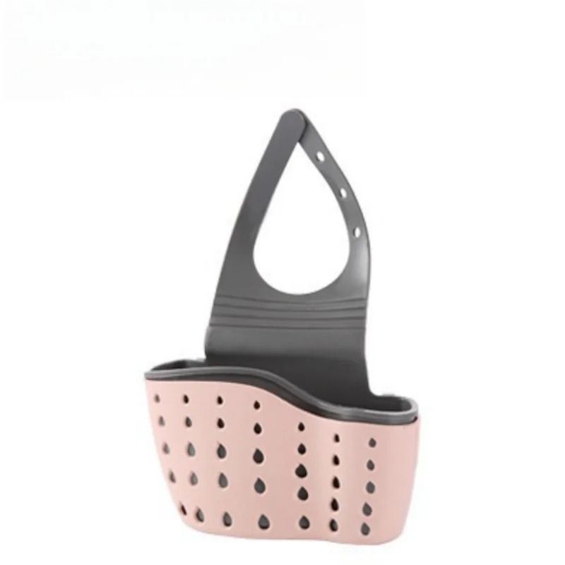 Adjustable SnapOn Sink Draining Bag DoubleLayer Kitchen Sponge Holder 7