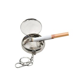 portable pocket watch model ashtray – elegant metal key chain mini ashtray