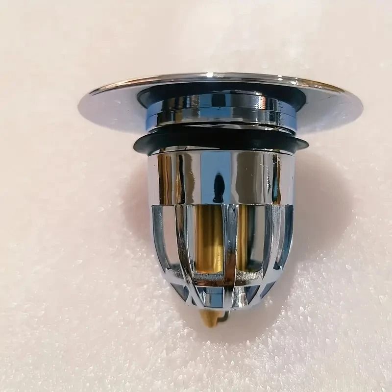 Durable Brass Core Push Sink Drain Universal AntiClog Pest Protection 5
