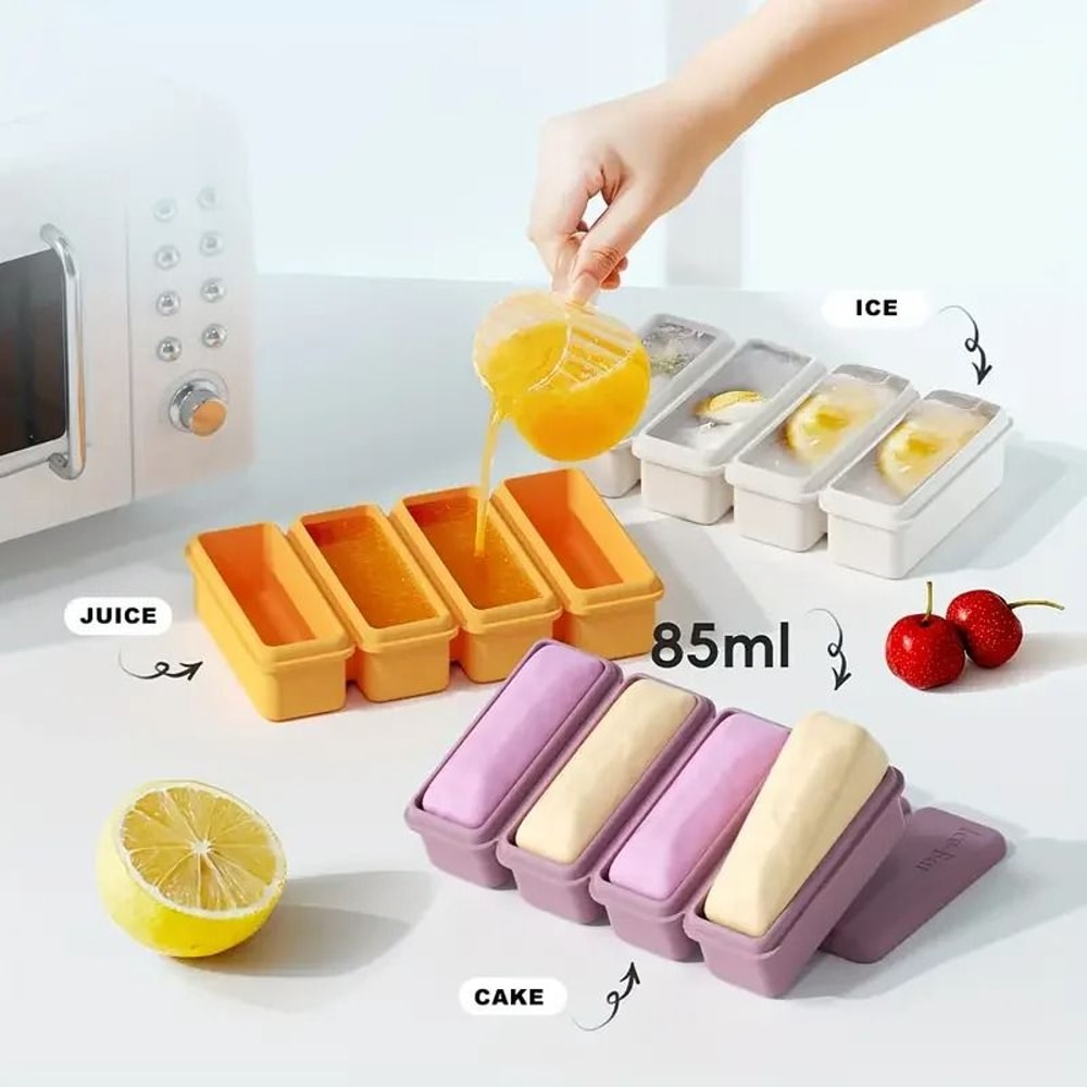 Silicone Ice Cube Tray BPAFree EasyRelease Design 2