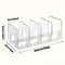 2Piece Transparent Closet Organizer 4Compartment Storage With Adjustable Partitions 2