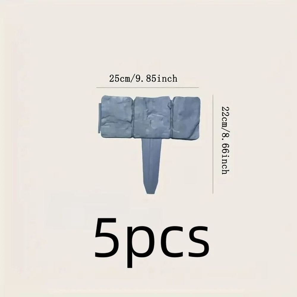 Foldable Plastic Garden Fence Versatile Landscape Border Outdoor Divider 6