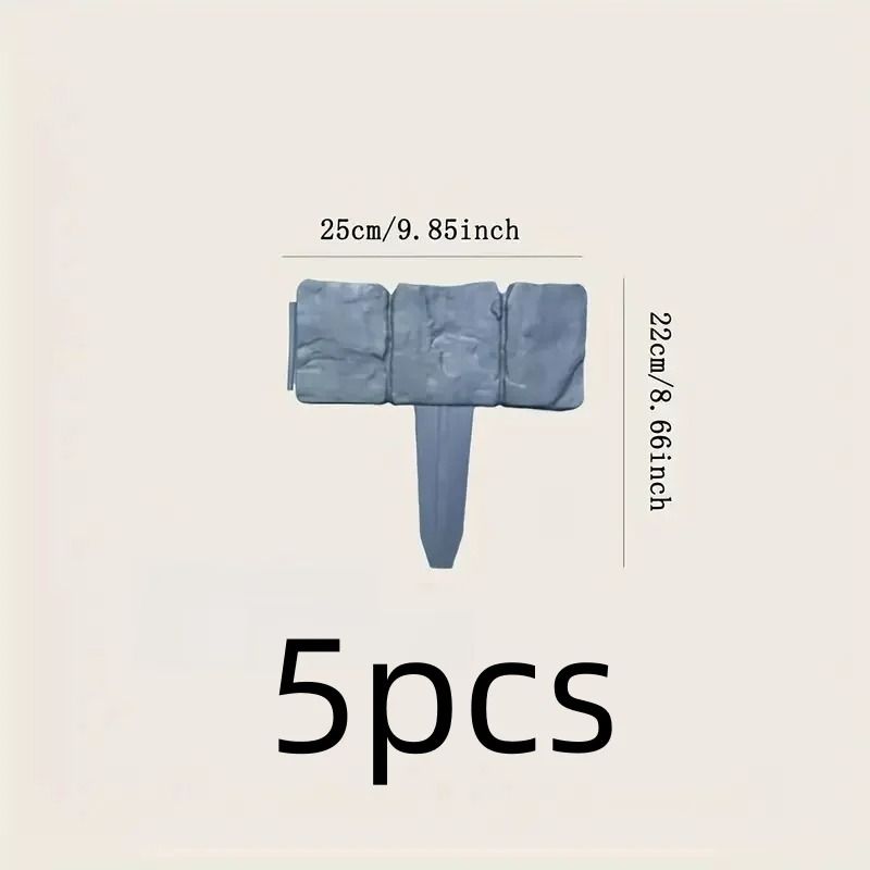 Foldable Plastic Garden Fence Versatile Landscape Border Outdoor Divider 6