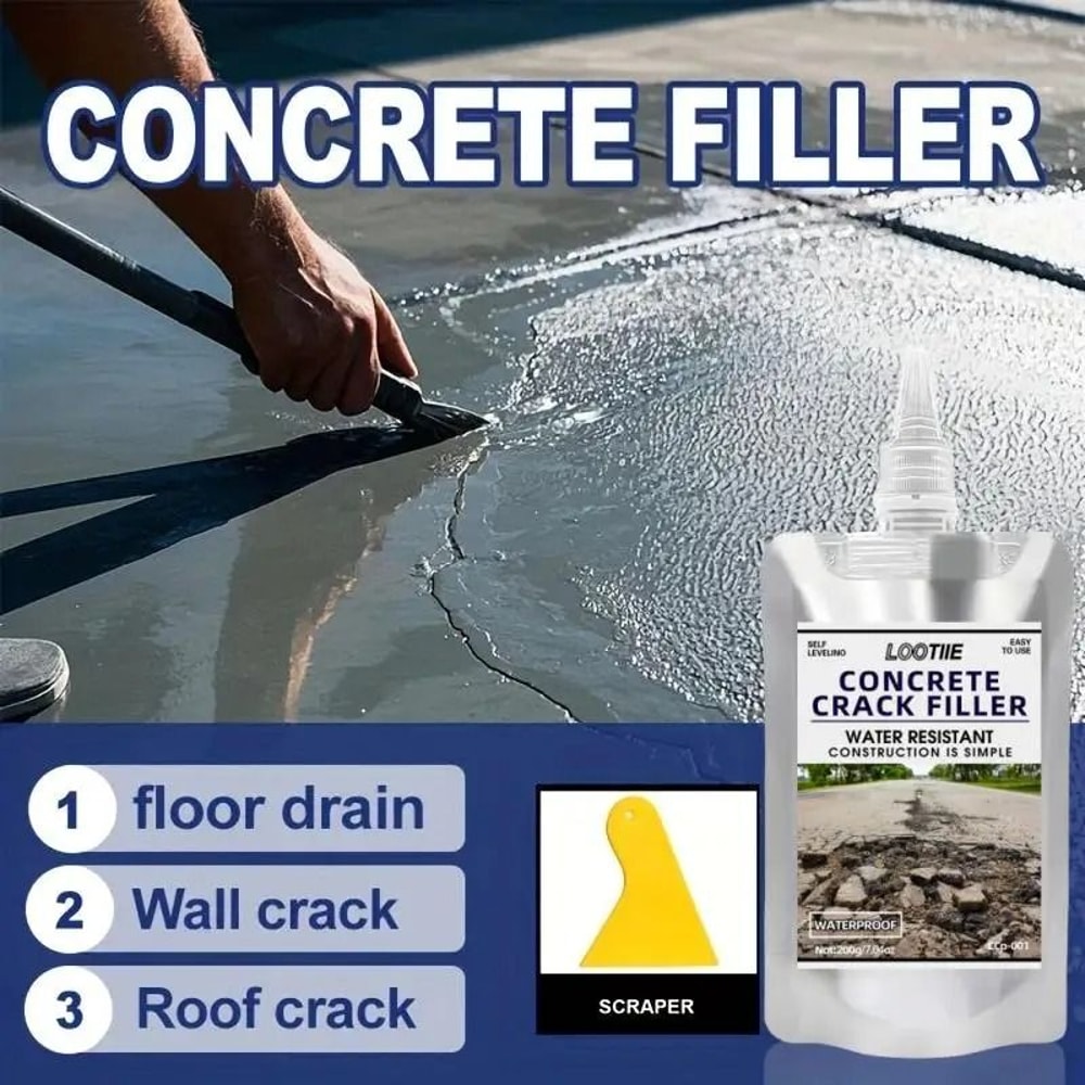 SelfLeveling Concrete Repair Adhesive QuickDrying Joint Sealant Leakproof Shield 4
