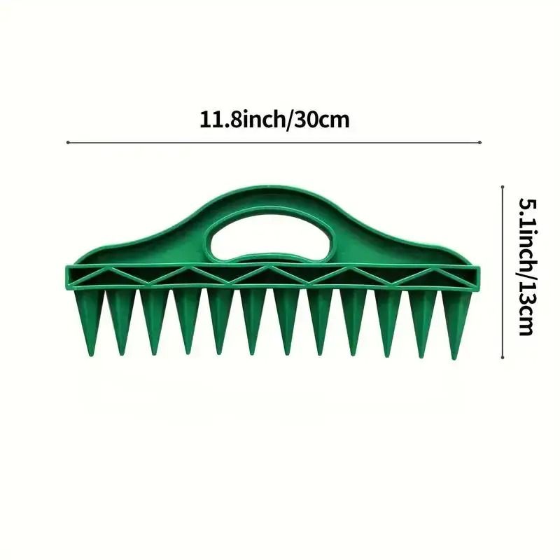 12Hole Quick Seed Planter HighEfficiency Garden Dibber With Ergonomic Handle 6