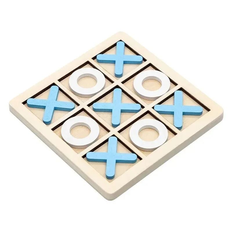 Wooden Mini Chess Early Educational Brain Training Interaction Puzzle 2