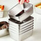 6Piece Stainless Steel Food Storage Set Leakproof Stackable Reusable 0