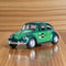 Green Beetle Alloy Model Car PullBack Classic Collectors Toy 4