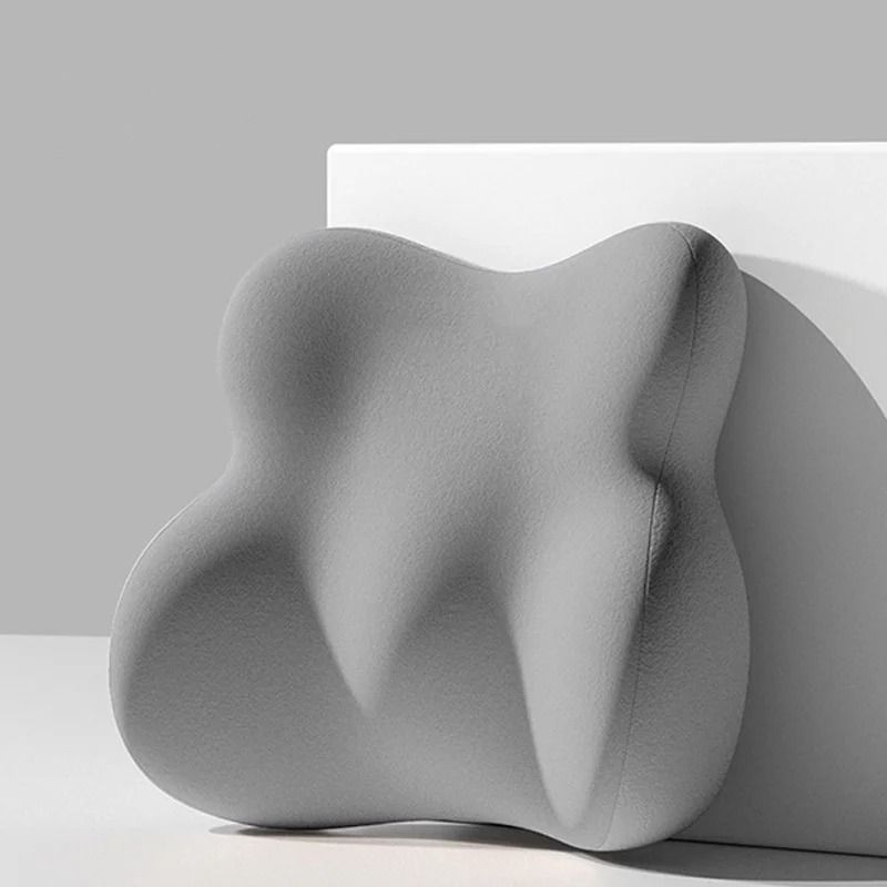 Ergonomic Memory Foam Lumbar Support Spinal Correction Backrest For Office Car 6