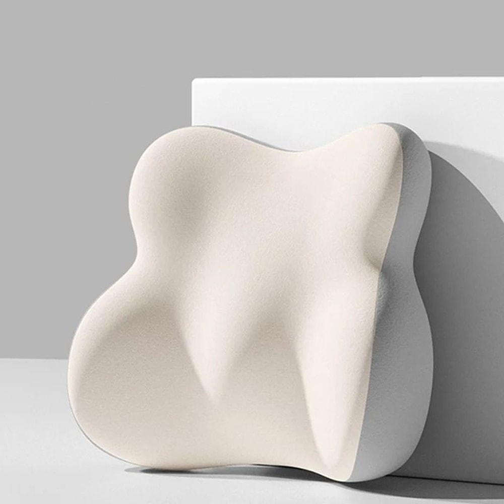 Ergonomic Memory Foam Lumbar Support Spinal Correction Backrest For Office Car 7