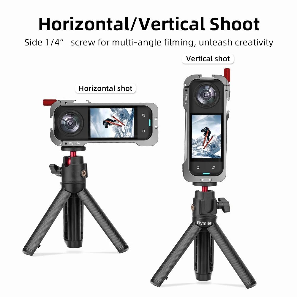 Metal Cage Protective Case Premium Aluminum Expansion Frame For 360 Action Cameras 2