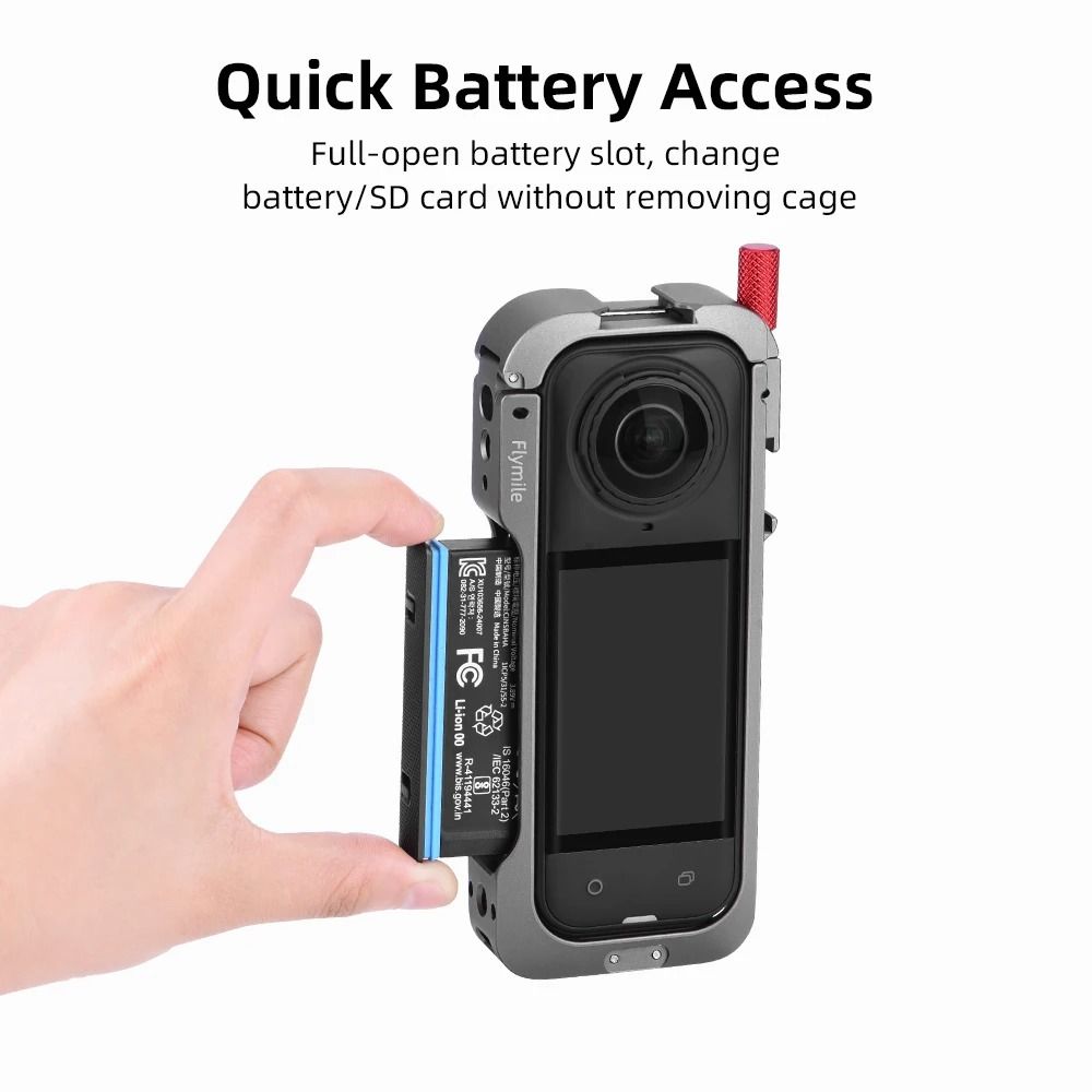 Metal Cage Protective Case Premium Aluminum Expansion Frame For 360 Action Cameras 4