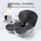 Ergonomic Seat Cushion With Integrated Backrest Soft Support For Hip Waist Comfort 0