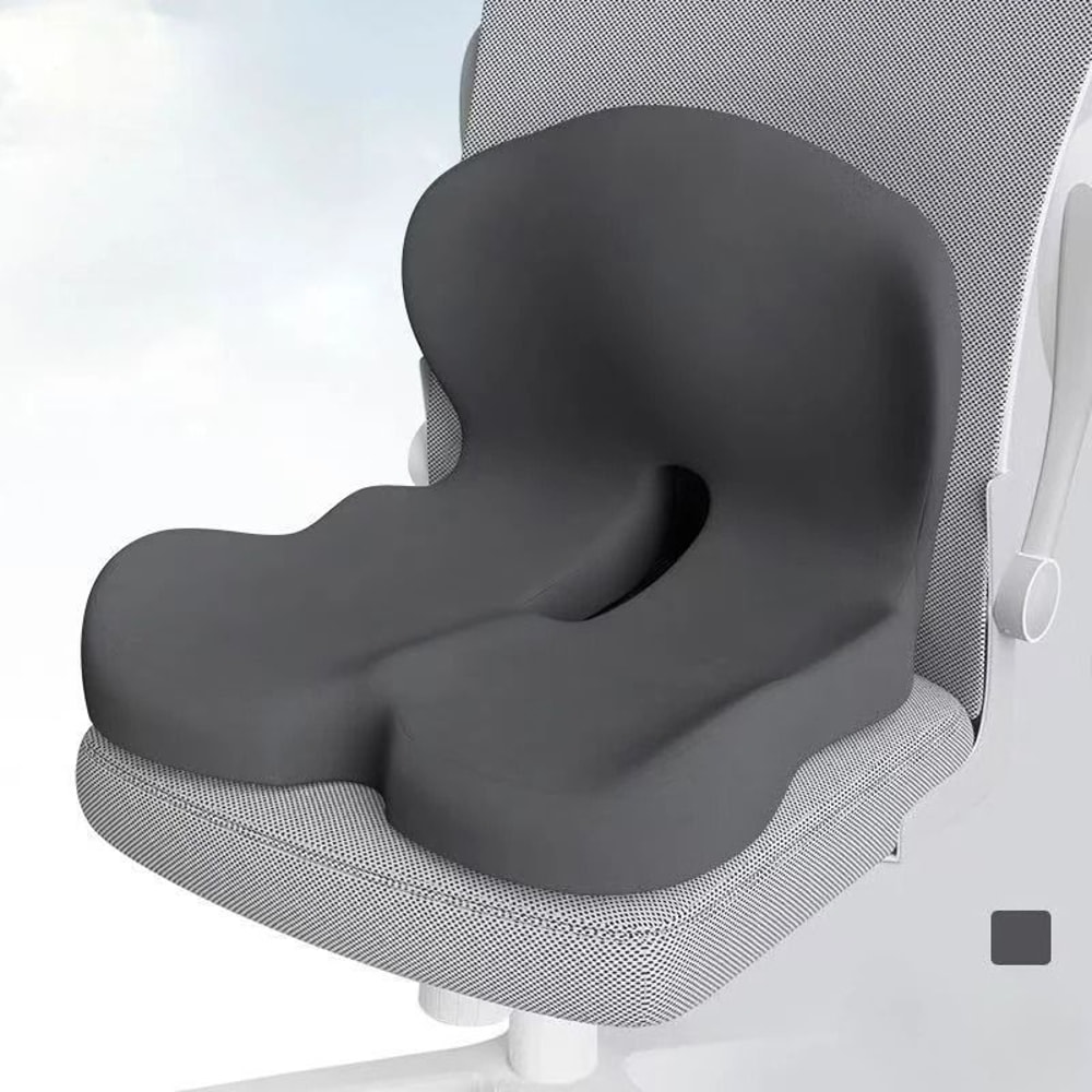 Ergonomic Seat Cushion With Integrated Backrest Soft Support For Hip Waist Comfort 12