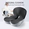 Ergonomic Seat Cushion With Integrated Backrest Soft Support For Hip Waist Comfort 1
