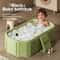 Childrens Portable Thick Folding Bathtub TravelFriendly Durable Design 0
