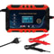 12V 6A Intelligent Pulse Repair Battery Charger Smart Automatic Power For Auto Motorcycle 7