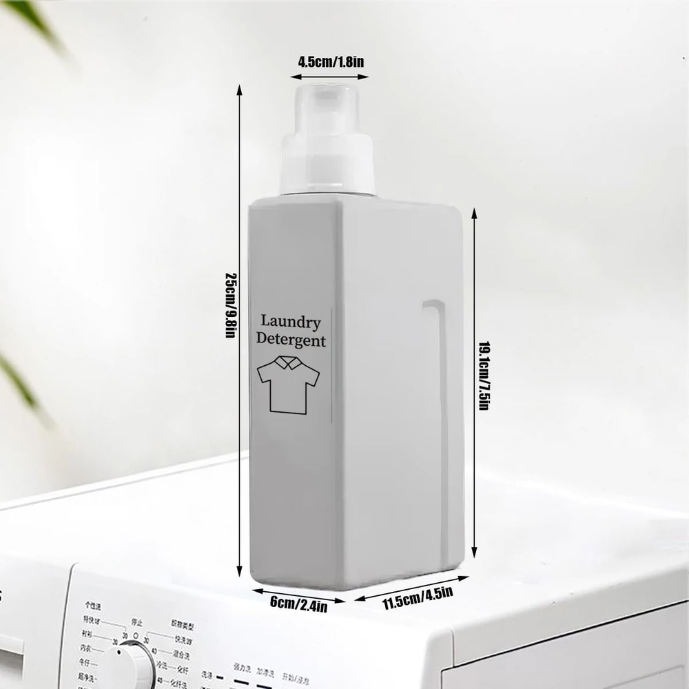 Laundry Detergent Dispenser Refillable Storage Canister 2