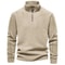 Quality Thickened Warm Fleece Jacket Mens Zipper Neck Soft Shell Pullover 10