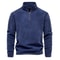 Quality Thickened Warm Fleece Jacket Mens Zipper Neck Soft Shell Pullover 11