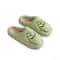 Autumn Winter Green Fur Monster Slippers Fashionable Indoor Plush Slides 4