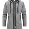 New Streetwear Mens Long Sleeve Sweatshirt Oversized Winter Warm Jacket Coat 7