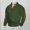 Autumn Winter Mens Jacquard Knitted Pullover Casual StandUp Collar Sweater 8