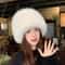 Fluffy Fur Winter Hat Warm Ear Protection Faux Fox Fur Bomber Cap 0