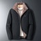 Winter Windproof Thick Fleece Jacket Mens Classic Outdoor Outwear 6