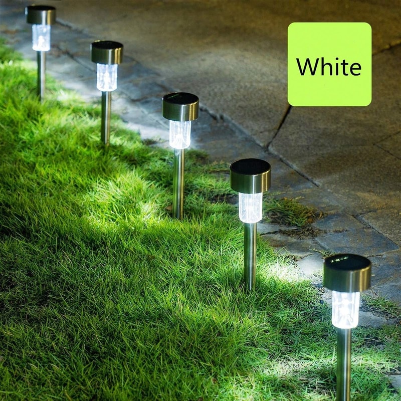 10Pcs Solar Outdoor Garden Lights Waterproof Decorative Landscape Path Lamps 7