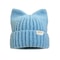 Cute Cat Ears Beanie Autumn Winter Warm Knitted Pullover Hat 10