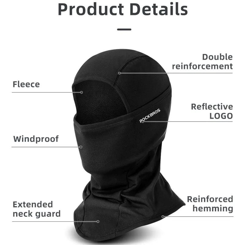 Full Face Winter Balaclava Windproof Thermal Helmet Liner 2