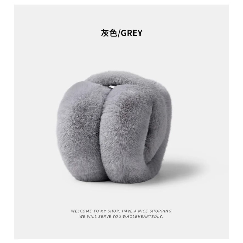 Plush Winter Earmuffs Soft Fleece Ear Warmers For Men And Women 9