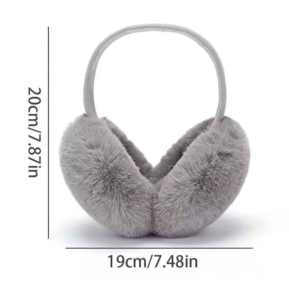 Plush Winter Ear Warmers Soft Fleece Earmuffs For Men And Women 3