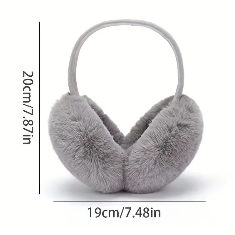 Plush Winter Ear Warmers Soft Fleece Earmuffs For Men And Women 3